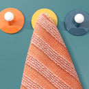 Simple Round Self-Adhesive Hook 2ct (Price For 1 Set)