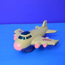 Fun Model Children's Toy Airplane Music Kid Toy Plane-With Lights (Multi Colour)