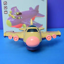 Fun Model Children's Toy Airplane Music Kid Toy Plane-With Lights (Multi Colour)