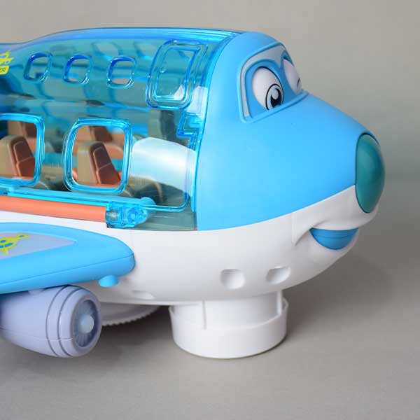 Cute Passenger Aircraft Simulation Model |Music Light Electric Toy Airplane