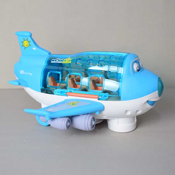 Cute Passenger Aircraft Simulation Model |Music Light Electric Toy Airplane