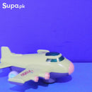 Fun Model Children's Toy Airplane Music Kid Toy Plane-With Lights (Multi Colour)