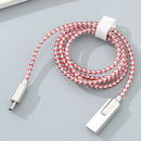 1 Meter Aluminum Foil Braided Type-C Cable