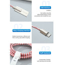 1 Meter Aluminum Foil Braided Type-C Cable