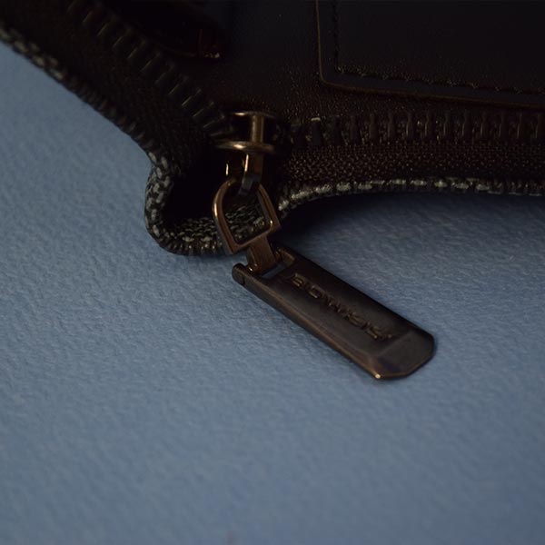 Boweisi Zippy Compact Wallet | Men's Short Fashion Zipper Bag Coin Purse Casual Loose-Leaf Card Holder