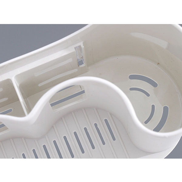 Suspensible Double-layer Toothbrush Holder(White)