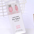 Nylon Braided 2M Type-C Sync Charging Cable (Gold