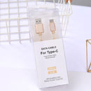 Nylon Braided 2M Type-C Sync Charging Cable (Gold