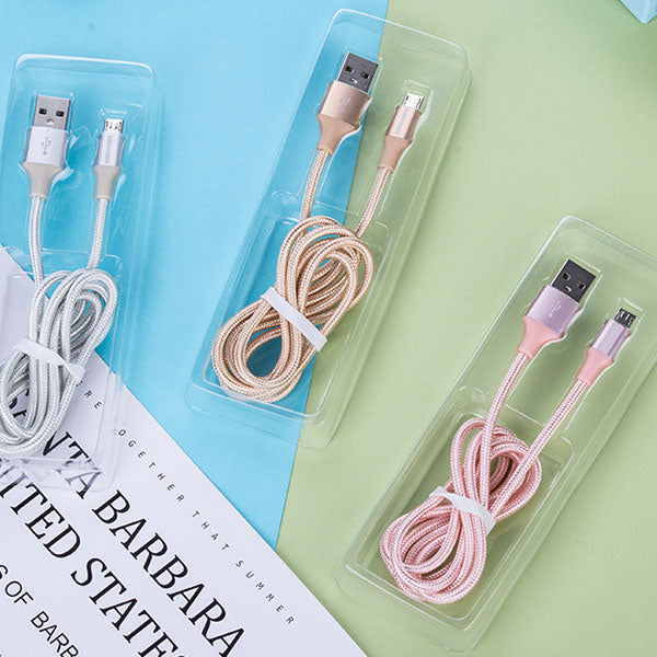 1M Upgraded Version 2.4A Micro Sync Charging Cable