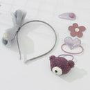 Lovely Bear Children's Hair Accessory Set