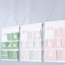 vFresh-Look Daisy Organiser with 7 Pockets and 2 Clips