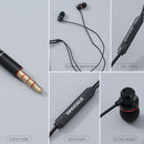 Nordic Style Vogue Metal Earphones-UE100 (Night Black)