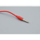 Chocolate Candy Color Wired Earphones With Volume Control (Red)