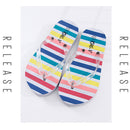Coloured Stripes Flip Flop Sandals for Children