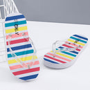 Coloured Stripes Flip Flop Sandals for Children