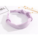 Simple Purple Pleated Headband