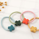 Lovely Four Leaf Clover Charm Hair Tie For Children