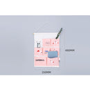 Fresh Flamingo Over the Door Hanging Organizer with 7 Pockets