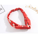 Red Trendy Interlock Headwrap