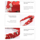 Red Trendy Interlock Headwrap