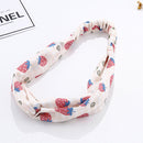 Checked Strawberry Headwrap