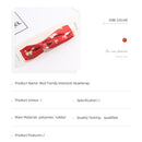 Red Trendy Interlock Headwrap