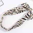 Stylish Zebra Stripes Bow Headwrap