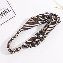 Stylish Zebra Stripes Interlock Headwrap