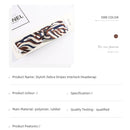 Stylish Zebra Stripes Interlock Headwrap
