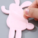 Pink Rabbit Soft Self-Adhesive Hook
