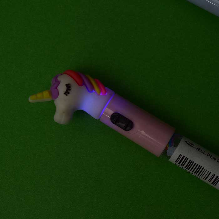 Rainbow Color Unicorn Glitter Gel Pen Fairy Stick Pen Drift Sand Glitter Crystal Pen Novelty Stationery For Kids