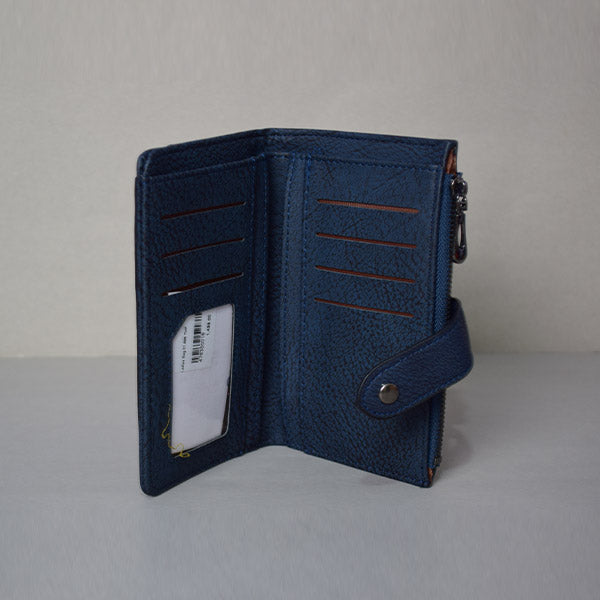 Small Wallets for Women | Bifold Wallet with Coin Pocket Card Holder & ID Window