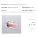 Starry Sky Clear Glittery Handle Makeup Brush Set (6 Count)