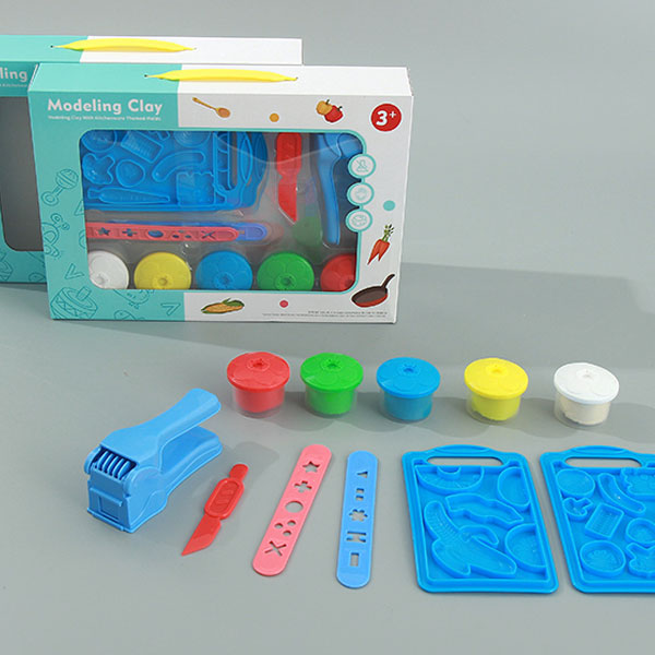 Modeling Clay Kit with Kitchenware Molds