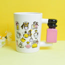 Round Nail Polish Mug