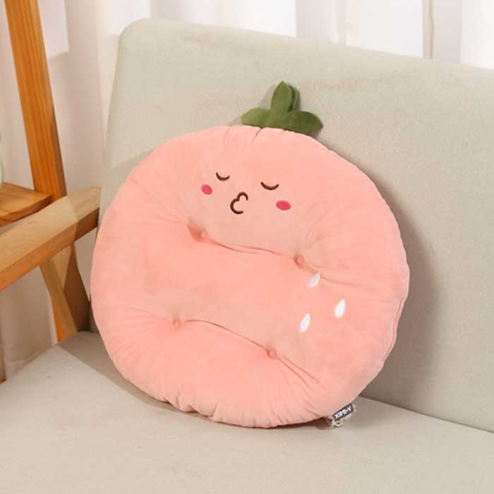 Fruit Series Strawberry PP Foam Holes Cushion(Pink)