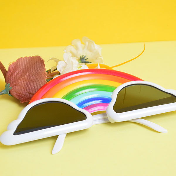 Rainbow Cloud Party Glasses