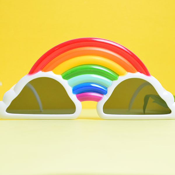 Rainbow Cloud Party Glasses