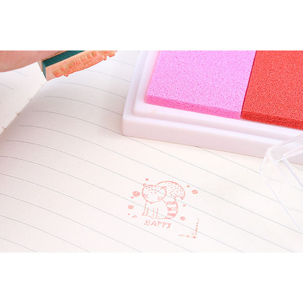 2-Colour Rectangular Ink Pad (5.5*2*10cm)