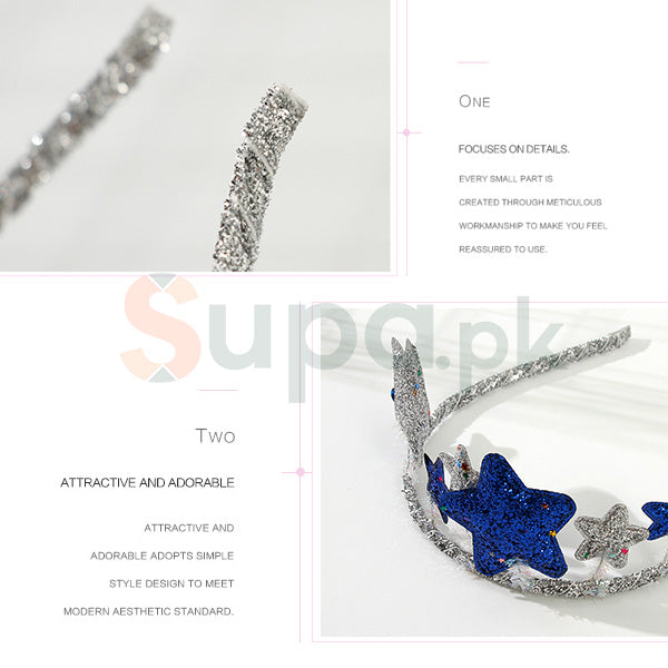 Snow Collection Shiny Stars Hair Hoop for Kids