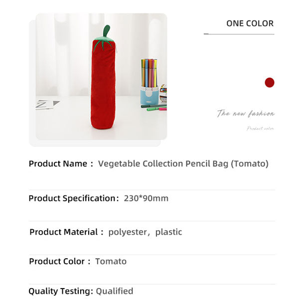 Vegetable Collection Pencil Bag (Tomato)